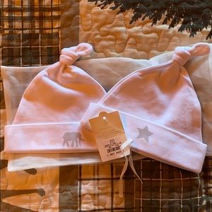 Baby girls hats size 3-6 months